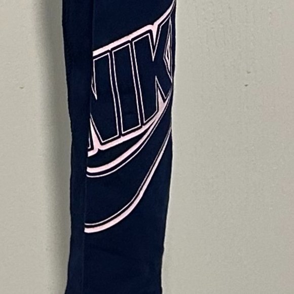 NIKE BLUE AND PINK TIGHT FIT JOGGERS - Picture 6 of 6